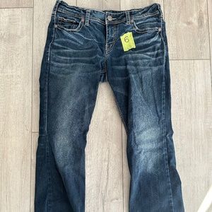 Silver Mid Baby Boot Size 33